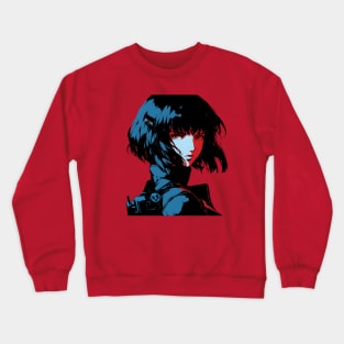 Side face of Motoko Crewneck Sweatshirt